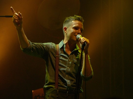 Brandon Flowers live in concert.