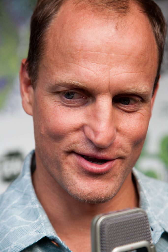 Woody Harrelson up close profile photo.